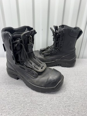 Haix Airpower XR1 Pro Boots Men's 7 M Firefighter EMS Steel Toe Rugged Leather