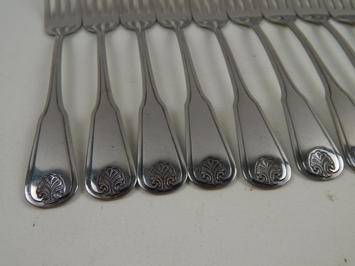 Oneida COLONIAL MOOD Wm A Rogers Stainless Flatware Silverware 12 DINNER FORKS - Picture 3 of 6