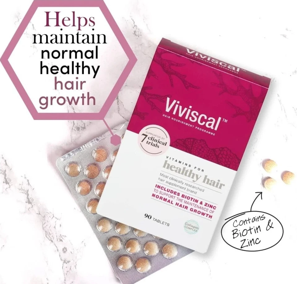 WOW!!! Viviscal Maximum Strength Hair Growth Supplement 90 Tablets - BBE 07/25 - Image 3 of 4