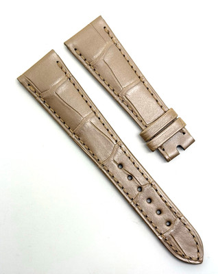 Patek Philippe 19mm x 14mm Beige Alligator Watch Strap Band New Authentic OEM
