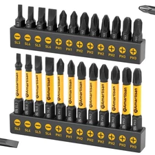 Amartisan 24-piece Screwdriver Bit Set | Magnetic Slotted Phillips driver bit...