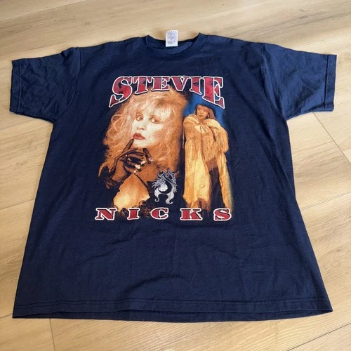 Stevie Nicks Rap T Shirt Tour Concert Fleetwood Mac 1990s vintage concert t-shirt, vintage, size XL, single stitch, B+ condition