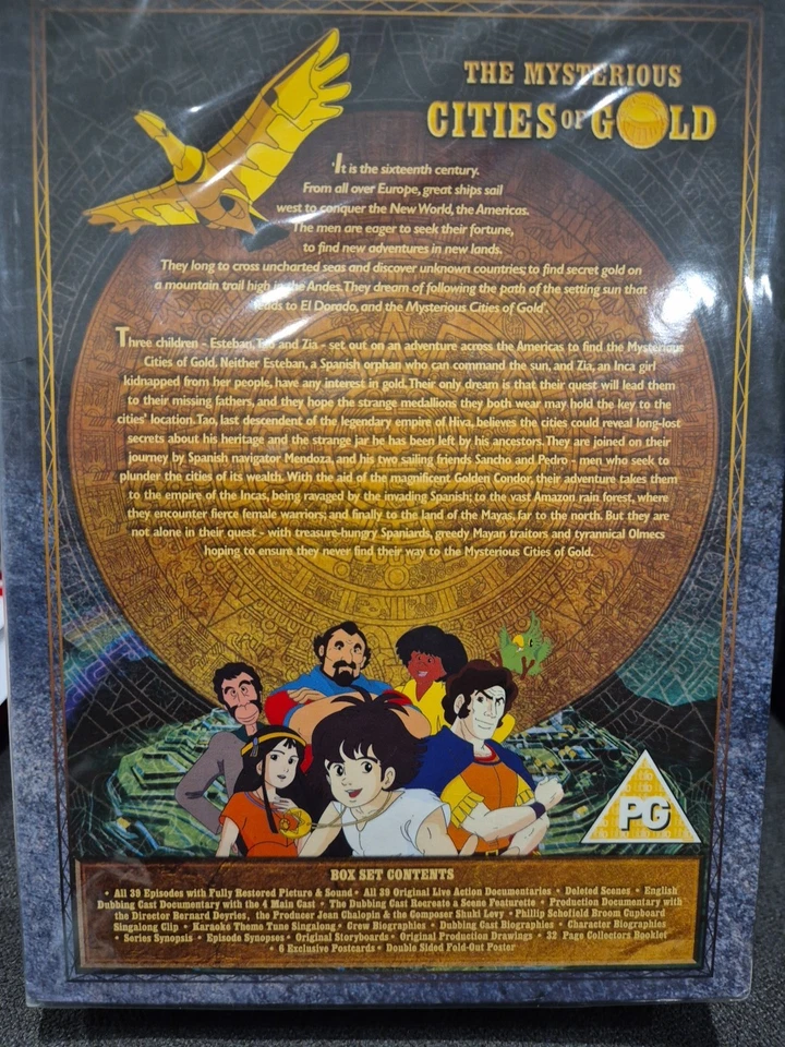 THE MYSTERIOUS CITIES OF GOLD DVD COMPLETE SERIES RESTORED CARTOON ANIMATION NEW - Image 2 of 4