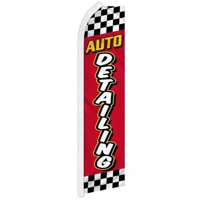 Auto Detailing Swooper Flag Feather Super Bow Banner 100D