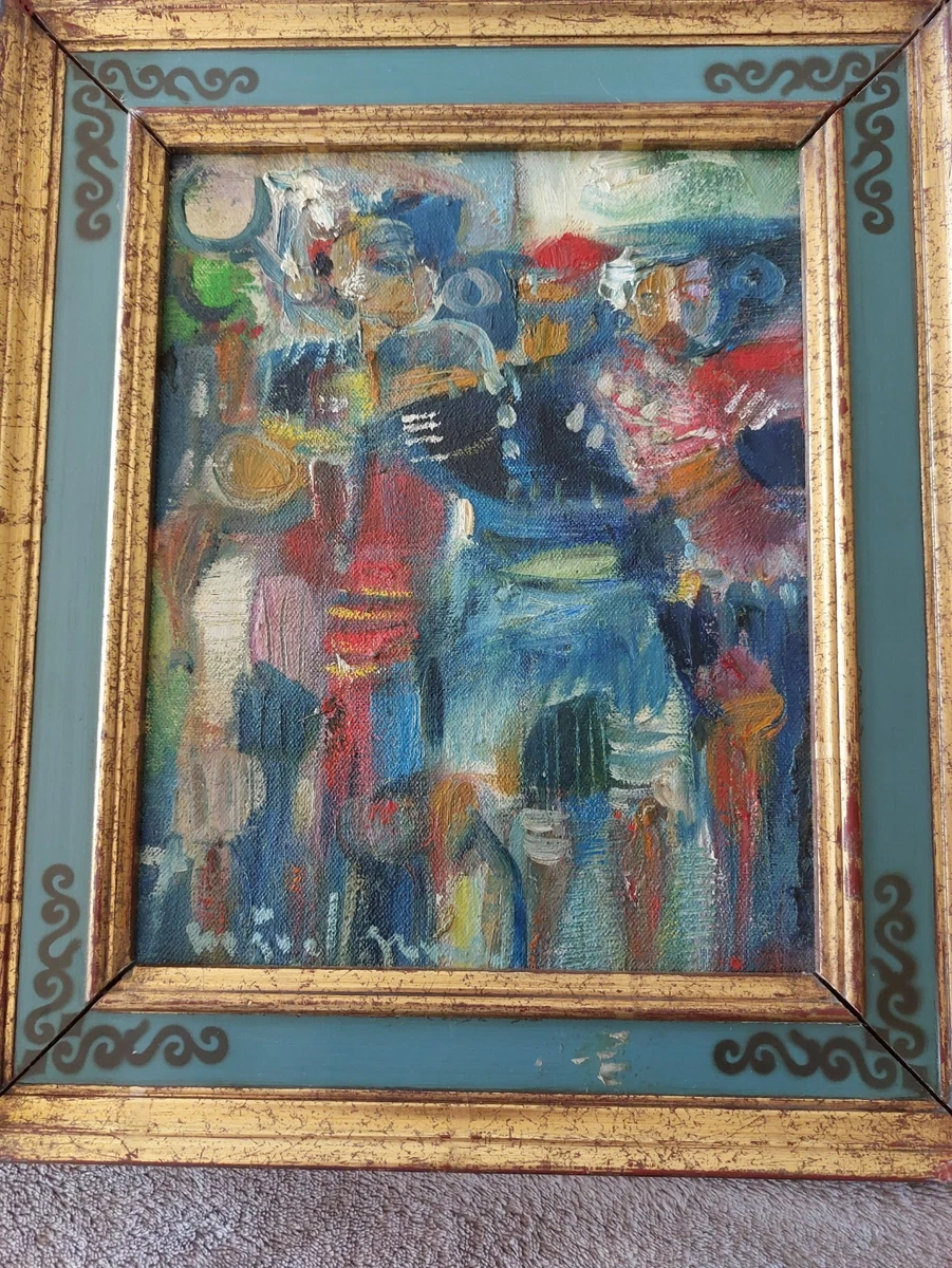 Oleo Miguel Gómez, serie figuras populares, 2005