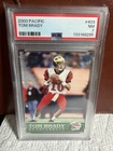 2000 Pacific 2000 Rookie Tom Brady #403 (RC) PSA 7 New Slab Patriots