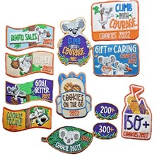 Girl Scout Patch: 2022 Cookie Sales - Climb with Courage - Select