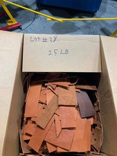 Genuine Leather Scrap, Remnants 25 lbs lot 39 