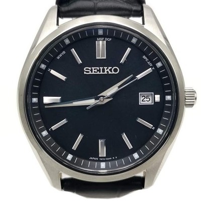 Seiko Selection 7B72 0AC0 Solar Radio Watch Wrist 17 21cm 6.7 8.3in