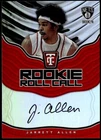 2017-18 Totally Certified #RRC-JA Jarrett Allen Rookie Roll Call Red Auto E1
