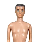 Vintage Ken Doll Painted Brown Hair Mattel Tan Pants And Black Shoes  60s