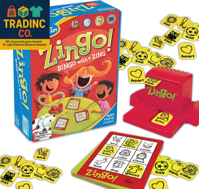 Zingo Bingo Award Winning Preschool Game for Pre-Readers and Early Readers Age 4