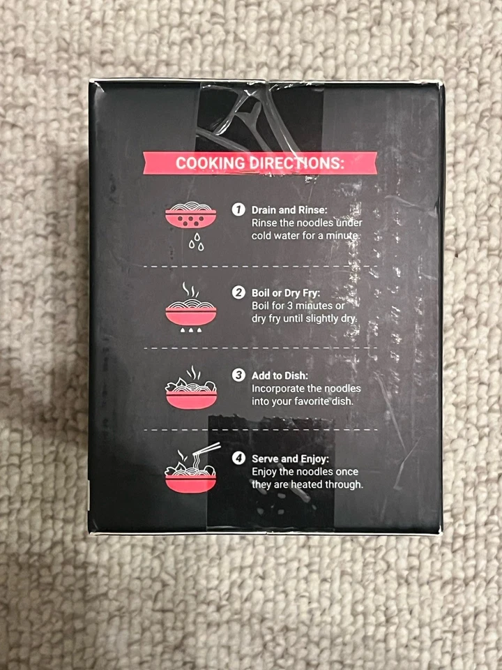 2x 52USA Fideos Konjac Orgánicos, Ceto, Paleo, Veganos 52.8 OZ 3 Variedad 6 Paquetes Foto 3 de 4