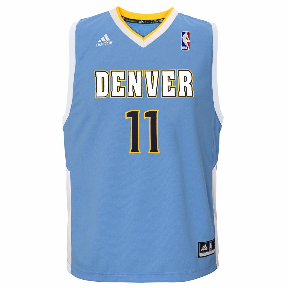 Chris Andersen Denver Nuggets NBA adidas Away Blue Youth Jersey | eBay
