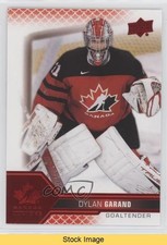 2022 Upper Deck Team Canada Juniors Men's U-20 Red Foil Dylan Garand READ 0gt9