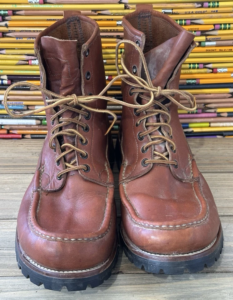 Botas de Mocasín W.C. Russell Caza Hechas a Medida Tirador de Pájaros Lug Para Hombre 9.5 E Foto 3 de 4