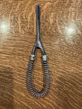 Antique Metal Curling Iron Patented Oct 9, 1894 W/Metal Handle . 25 Inch Barrel