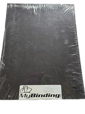 100Pcs Black Paper Binding Covers 8.5x11.5"