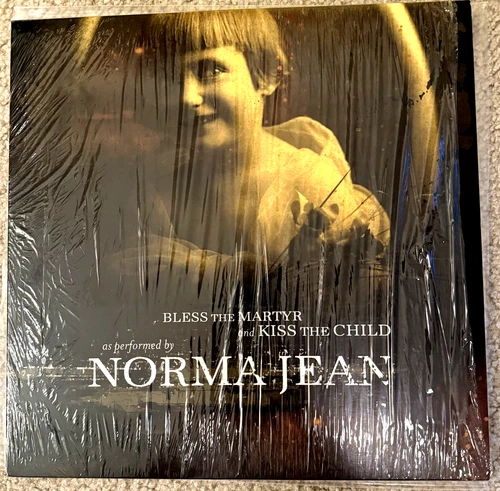 NORMA JEAN BLESS THE MARTYR AND KISS THE CHILD VINYL 2XLP OOP /750 COLOR VINYL