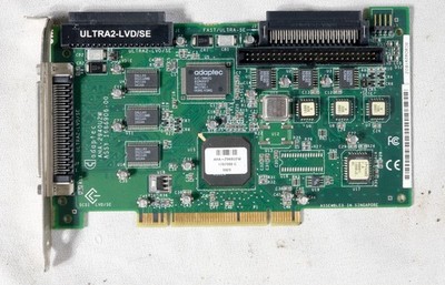 Vintage Adaptec AHA-2940U2W Ultra Wide SCSI controller 32 bit PCI ISAE53