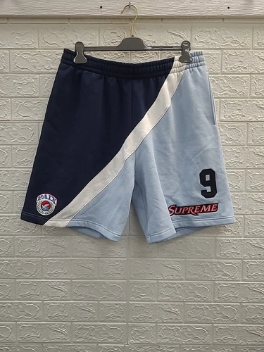Short de jogging Supreme Paix 2024 couleur bleu bloc taille L (US 34) neuf