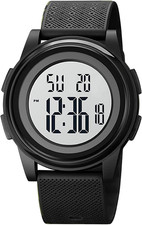 Mens Watch Ultra-Thin Digital Sports Watch Minimalist Waterproof Digital Watches