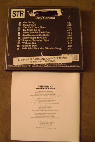 Whistling in the Dark by Terry Garland (CD, 2007 Silvermoon Records) Ex-Lib Good - Picture 3 of 5