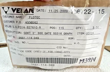 VELAN 8681-114-349, GSKT 2" 300 GATE SS316 GRAPH, 2" F08-1064C-02TY (QTY of 3)