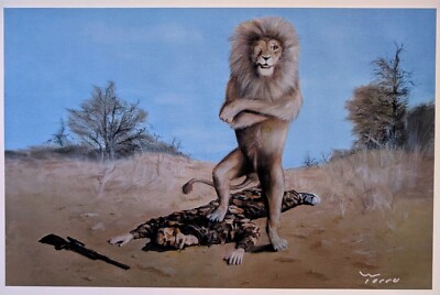 ''Hakuna Matata'' by Larry Torro - artist signed print