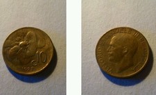 Moneta Regno d'Italia 10 centesimi 1922 Ape