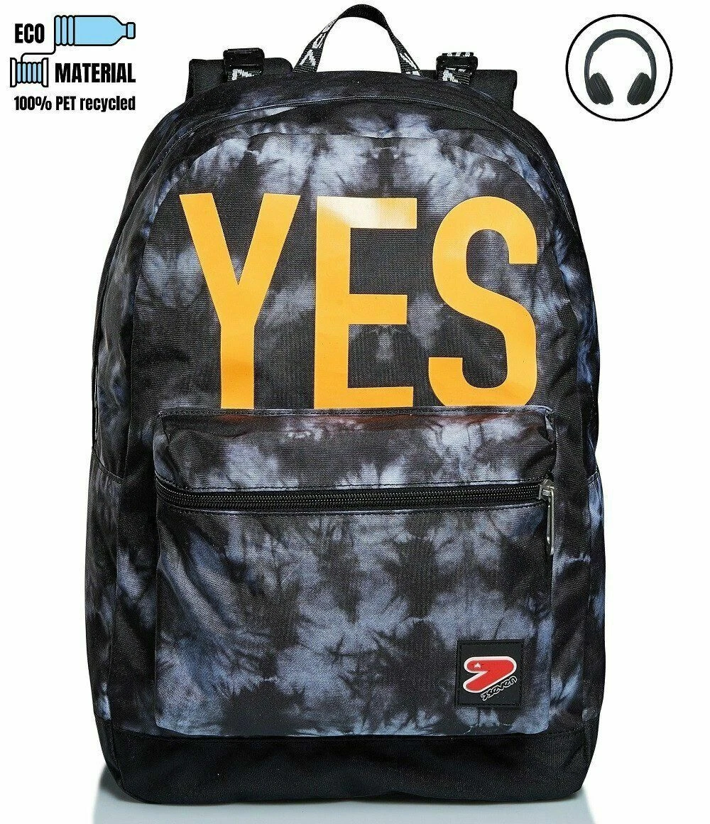 ZAINO Seven THE DOUBLE TYE AND DYE BOY Reversibile Novit scuola 2020 2021