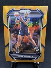 2023 Panini Prizm WNBA Orange Prizm #52 Teaira McCowan /99 Dallas Wings Texas