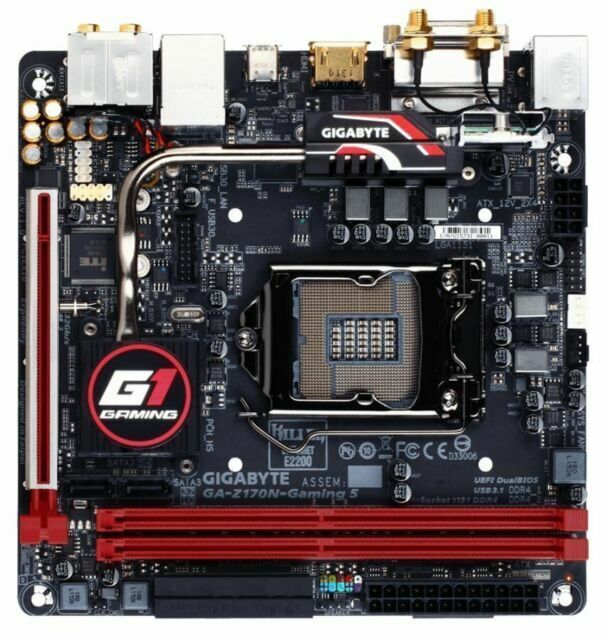 オーダー受付中 Gigabyte LGA1151 Intel Z170 Mini-ITX DDR4 Motherboard GA-Z170N-W  マザーボード FONDOBLAKA