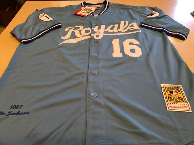 Mitchell & Ness Cooperstown Collection 1987 Royals Bo Jackson Jersey - Mens XL