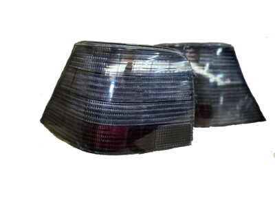 Pair Clear Colors Smoke Tail Lights Golf MK4  Left + Right Side Euro Tuning
