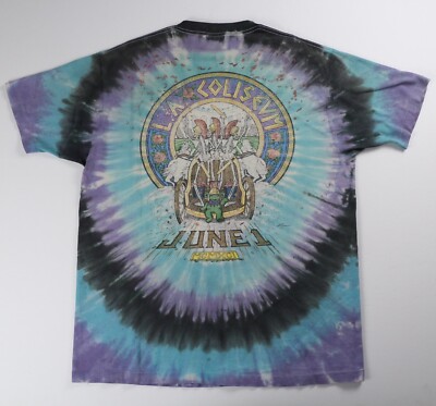 Vintage Grateful Dead Shirt 1991 Liquid Blue Tee XL 23 x 30 Single 