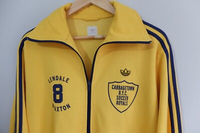 【adidas】Cabbagetown Soccer s ジャージ Rare Adidas Cabbage Town Royals Tracksuit jacket M Yellow 2004