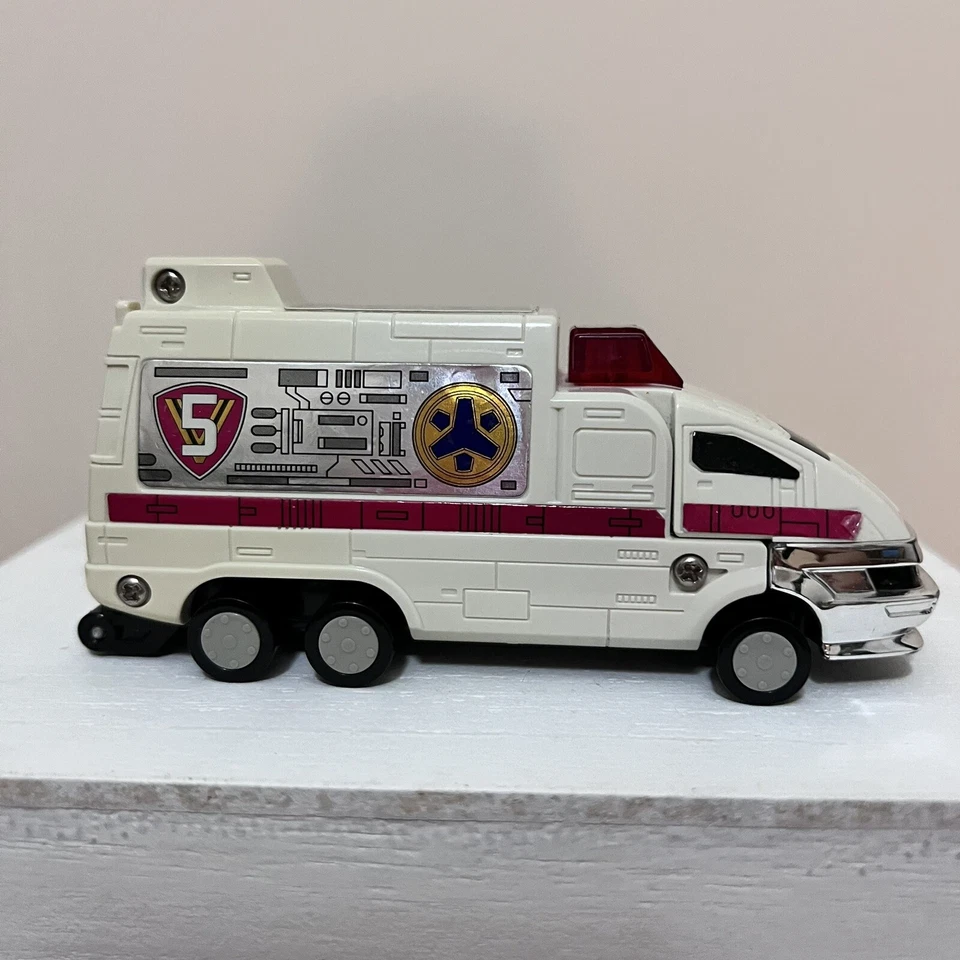 Power Rangers Lightspeed Rescue Deluxe Megazord White Leg 1999 Bandai - Image 3 of 4