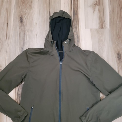 Vuori Hombres Chaqueta Hombre Grande Verde Cremallera Completa Con Capucha Vega Softshell - Imagen 3 de 15
