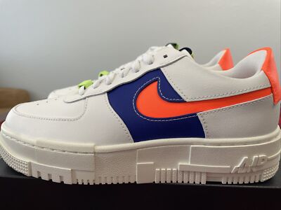 Nike Air Force 1 Pixel Summit White Hyper Crimson DM8340-100 Women's 8.5 nolid