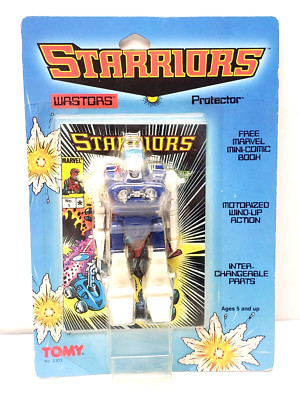 TOMY STARRIORS VINTAGE HOTSHOT WASTORS PROTECTORS 1984 MOC SEALED  