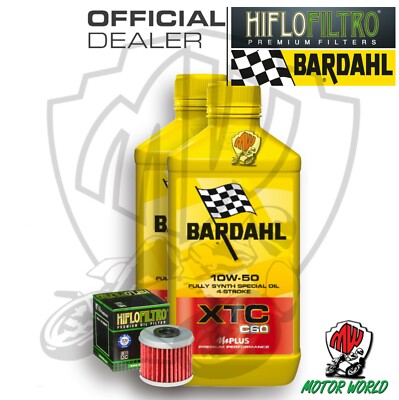 INSPEKTIONSSET 2 L ÖL BARDAHL XTC C60 10W50 FILTER Honda CRF 450 RWE-M Works 