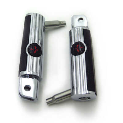 Chrome Defiance Footpegs For 2000-2009 Honda Interceptor VFR800 (Front)