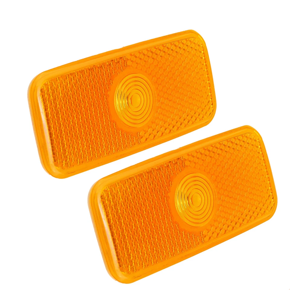 2x FOR FORD TRANSIT MK6 MK7 00-2014 Side Marker Light Amber Lamp Reflector Lens - Image 2 of 4
