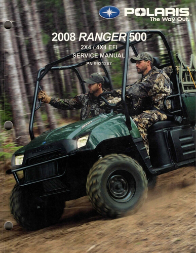 2008 Polaris Ranger 700 4x4 XP Ras 6X6 Service Atelier Réparation - Foto 11