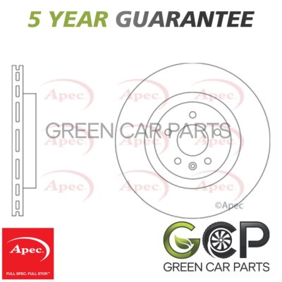 Apec Front Brake Disc Fits Vauxhall Insignia 2017-2021 2.0 CDTi 2.1 D #2