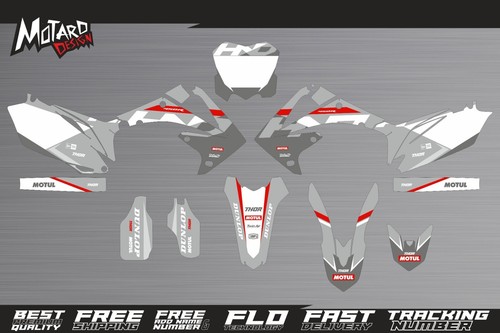 Kit Graphiques Honda CRF 450R (2009-2012) – Autocollants Vinyl, Multicolore, Marque NitroMX, Slovaquie