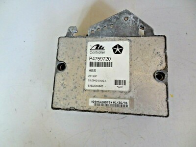 95 96 Chrysler Concorde ABS CONTROL MODULE P 4759720 WARRANTY FREE SHIPPING OEM