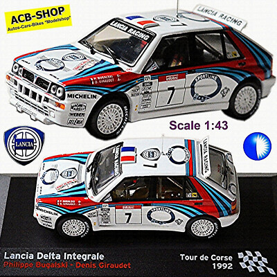 Lancia Delta Integrale Rallye Tour de Corse 1992 #7 P.Bugalski / D.Giraudet 1:43
