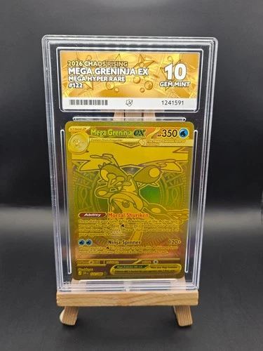 Ace 10 Mega Greninja EX 122/086 Mega Hyper Rare Foil 2026